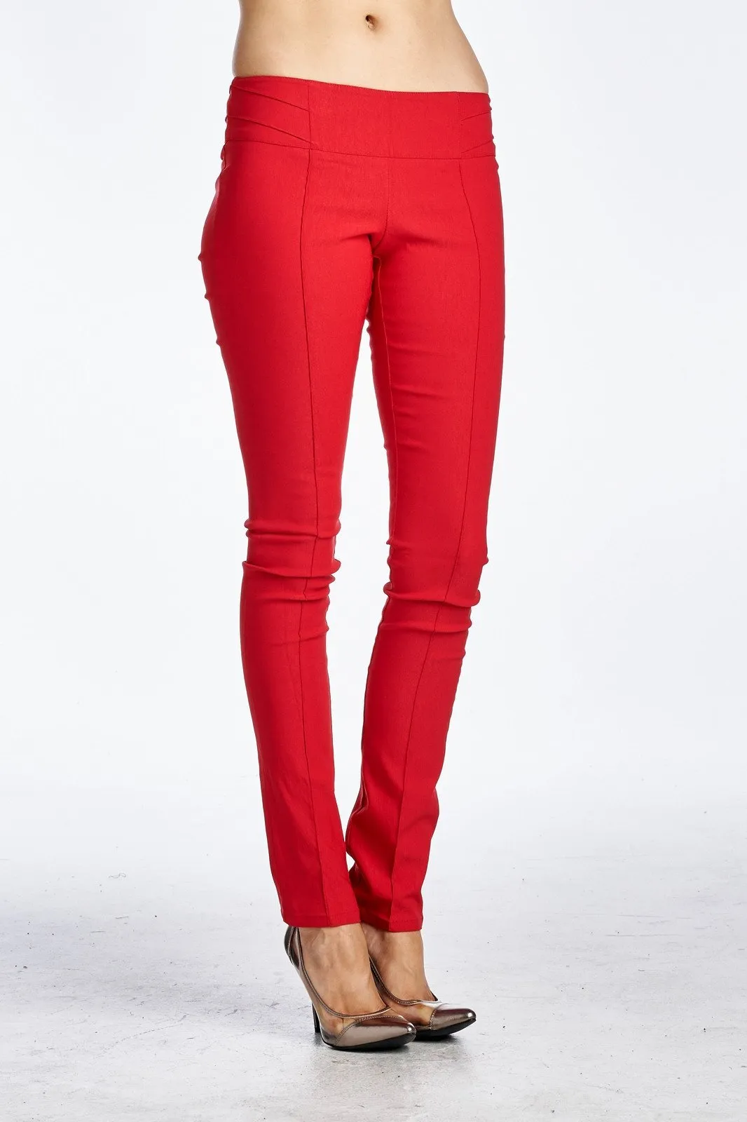 Women's Stretch Pleated Pants